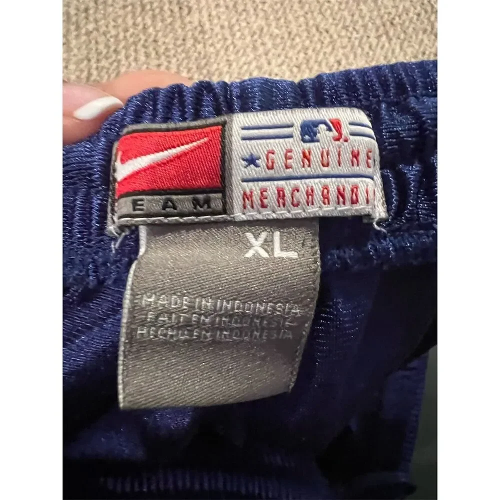 Vintage Nike New York Mets Men's XL Blue Dazzle Bermuda Shorts - Picture 4 of 7